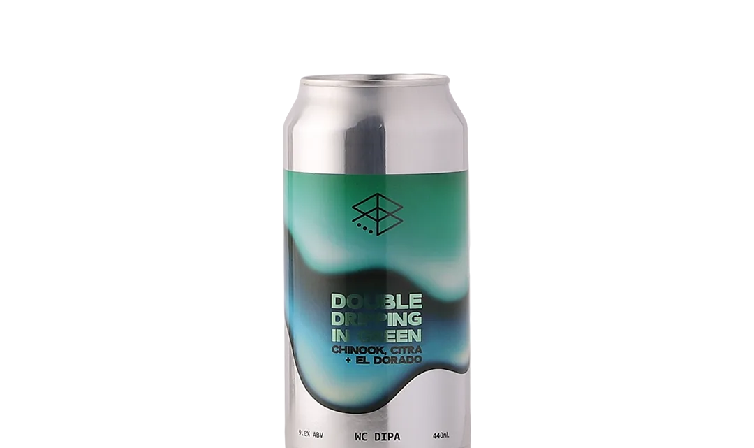 Range Brewing – Double Dripping In Green: Chinook, Citra + El Dorado West Coast Double IPA